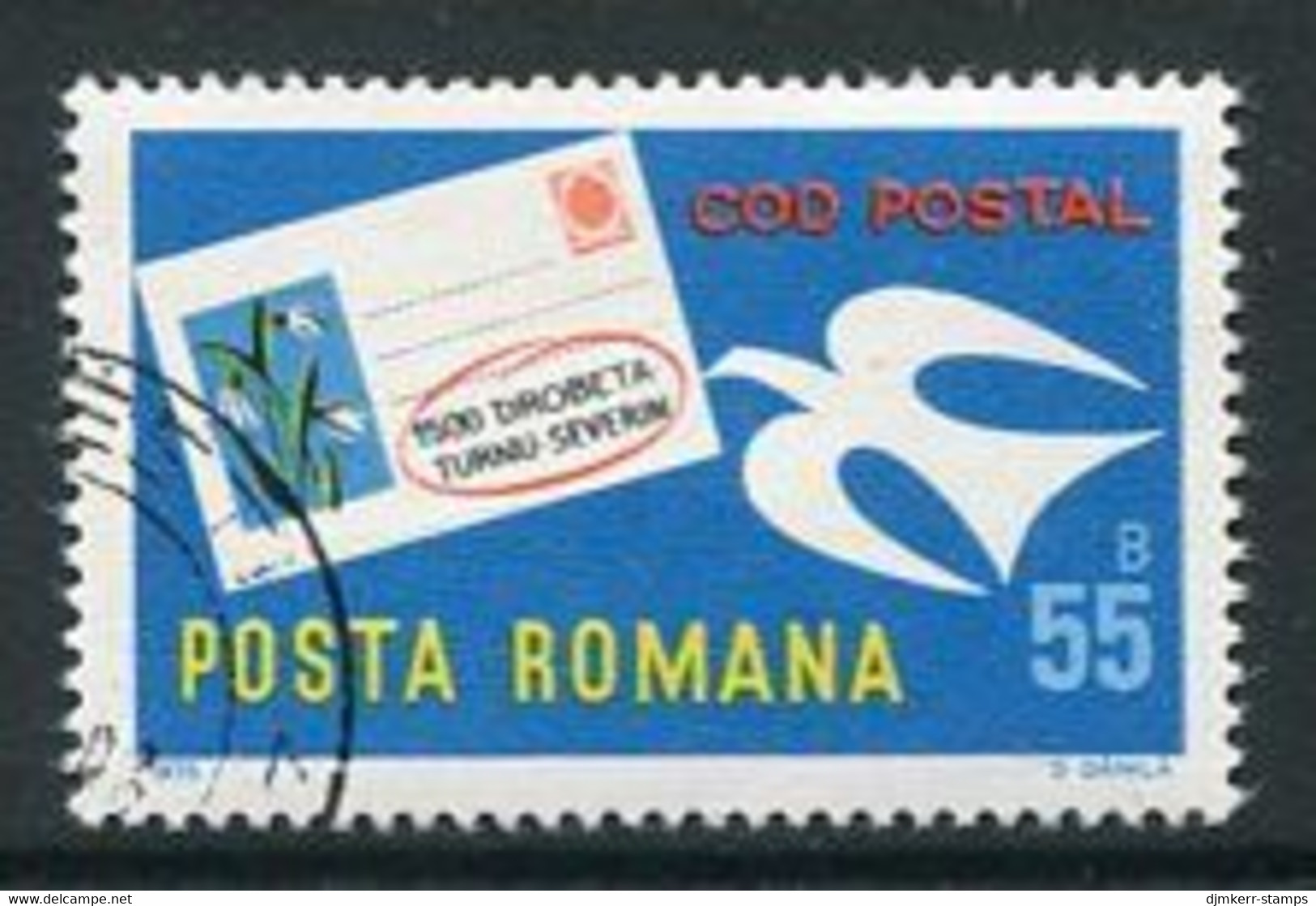 ROMANIA 1975 Postal Codes Used.  Michel 3261 - Used Stamps