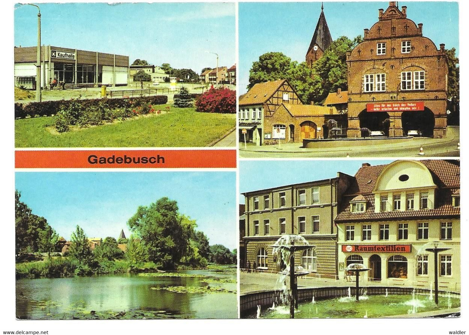 2730  GADEBUSCH  -  MEHRBILD  1985 - Gadebusch