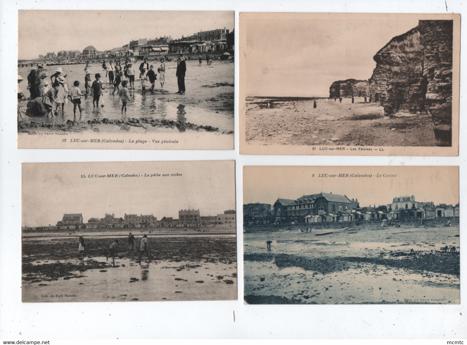 30 cartes  -  Luc sur Mer    -( Calvados)