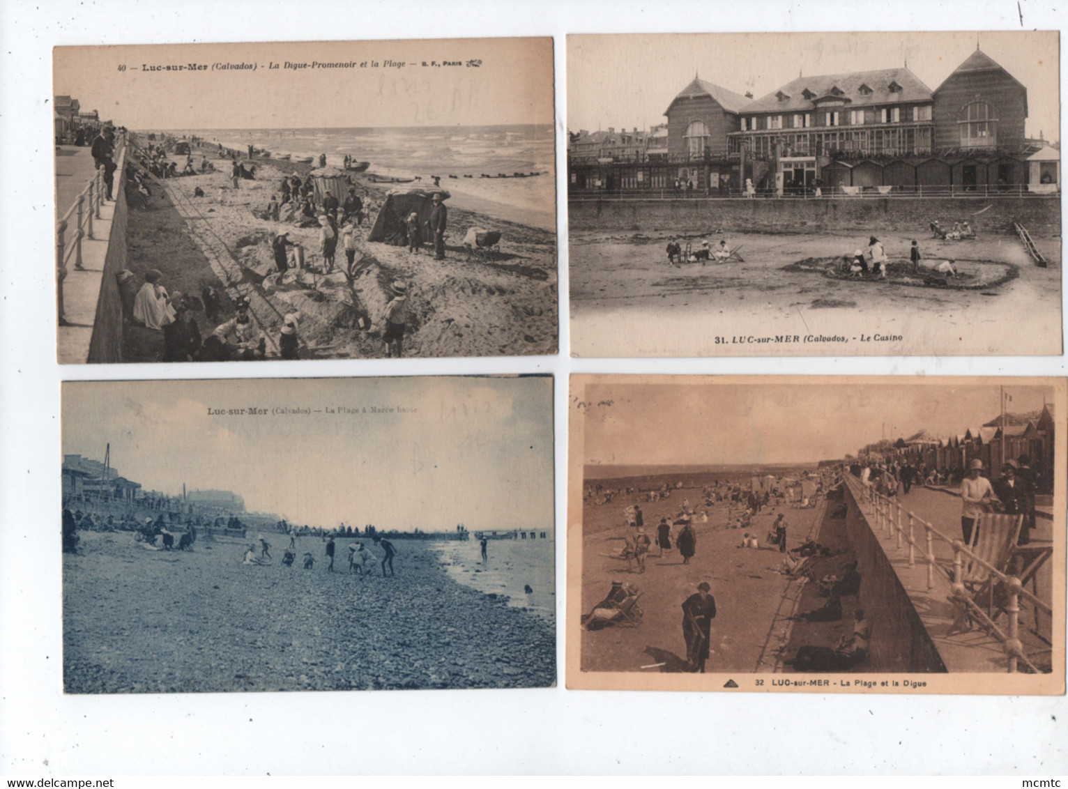 30 cartes  -  Luc sur Mer    -( Calvados)