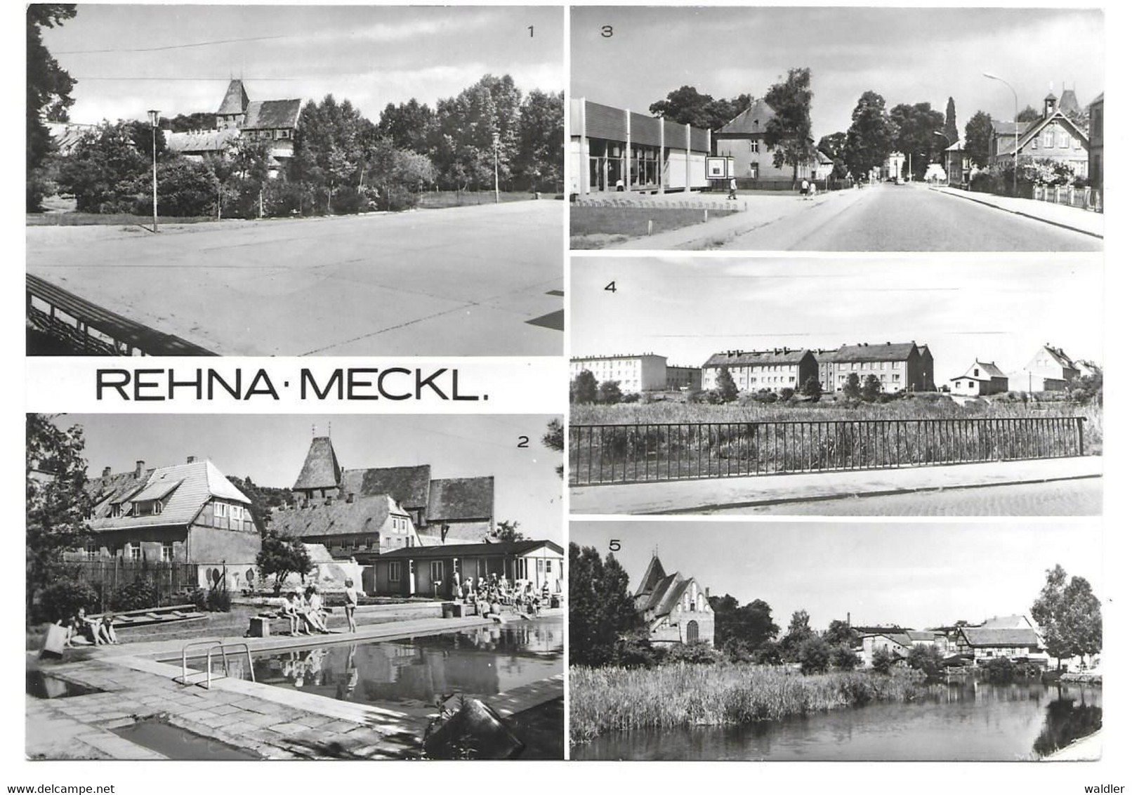 2732  REHNA / MECKL.  -  MEHRBILD  1984 - Gadebusch