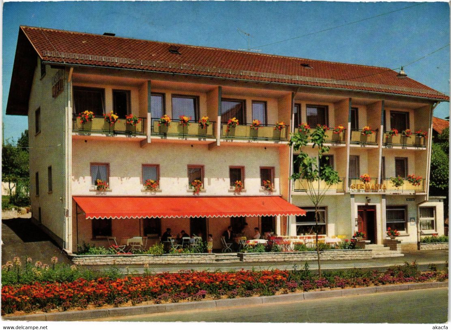 CPA AK Bonndorf Hotel-Restaurant Germania GERMANY (1019067) - Bonndorf