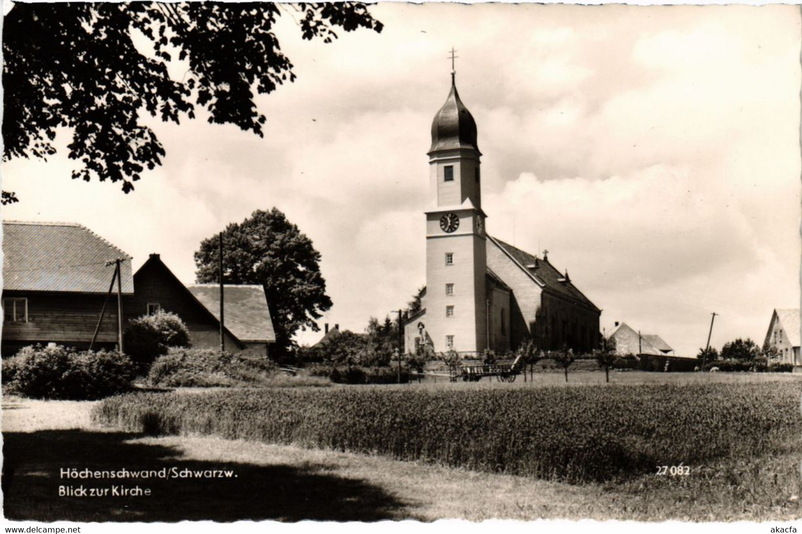 CPA AK Hochenschwand Blick Zur Kirche GERMANY (1019096) - Hoechenschwand
