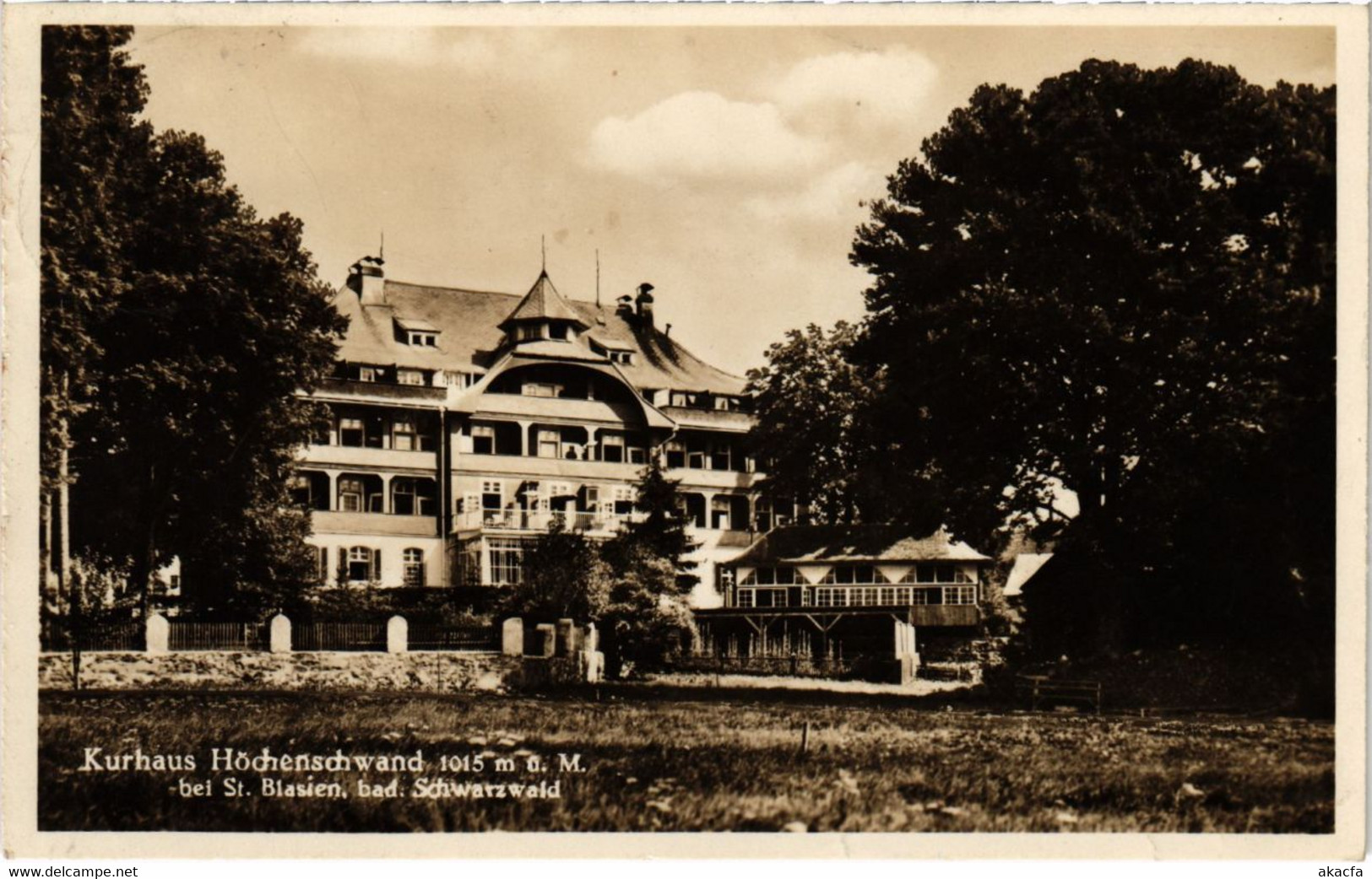 CPA AK Hochenschwand Kurhaus GERMANY (1019099) - Hoechenschwand