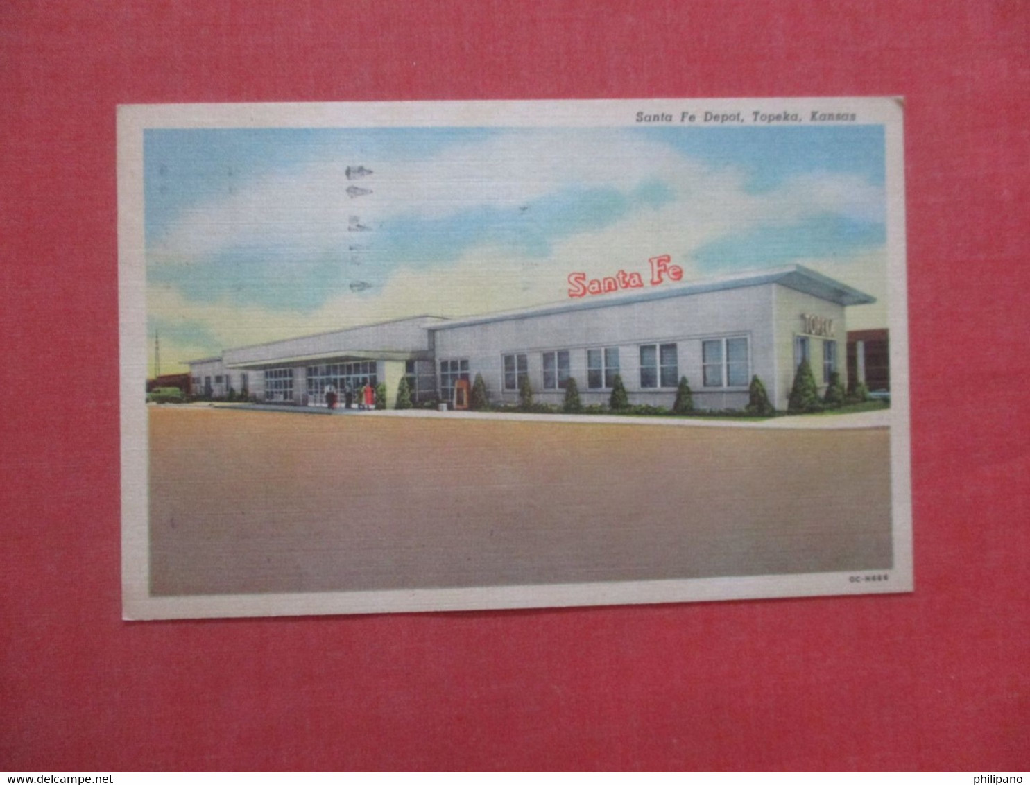 Santa De Depot  Topeka  Kansas   Ref 4461 - Topeka