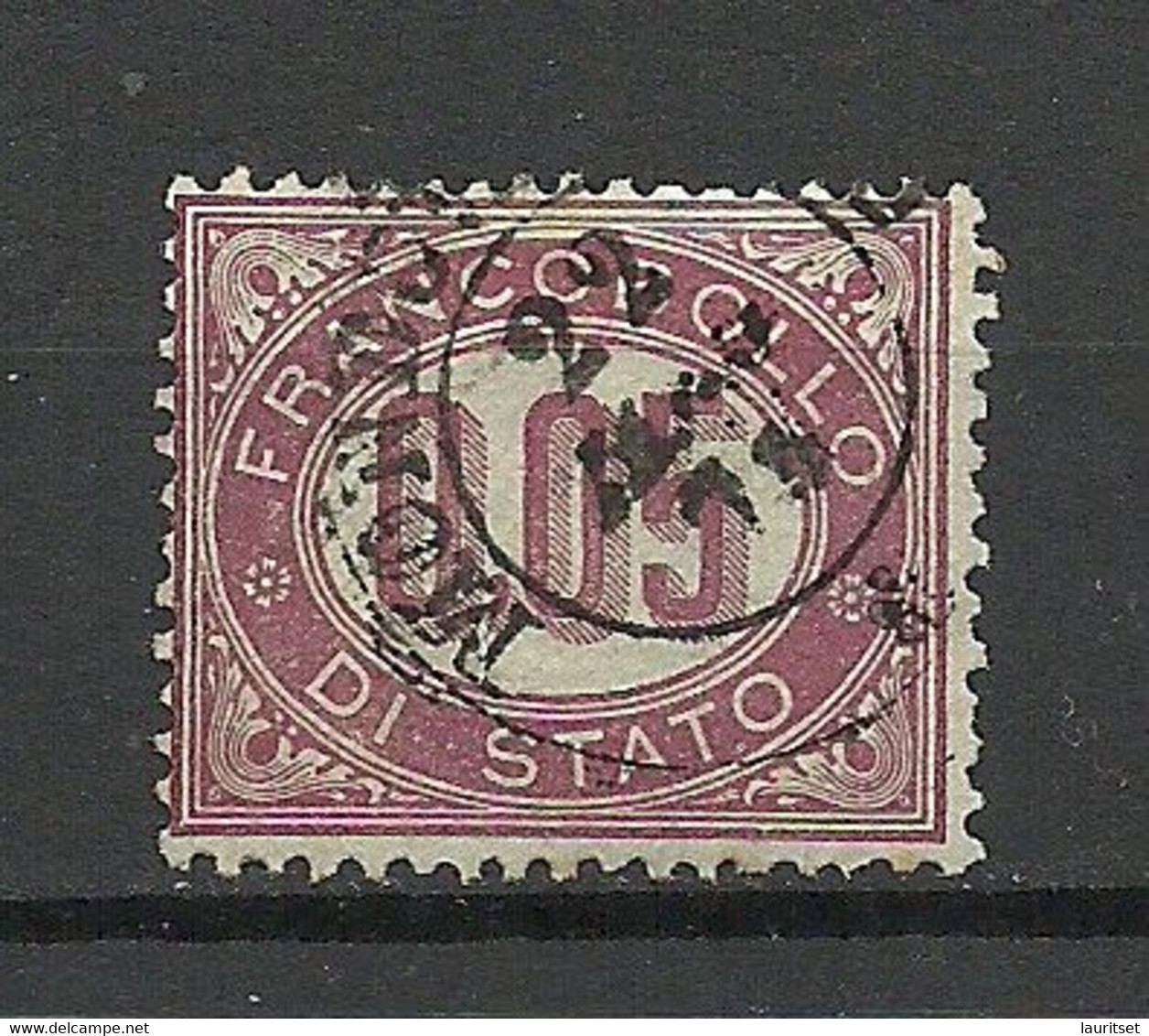 ITALIA ITALY 1875 Michel 3 Service Dienstmarke O - Servizi