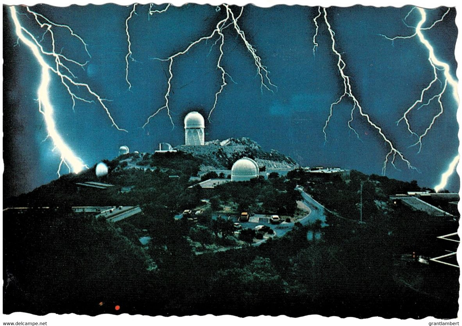 Kitt Peak Observatory In Lightning Storm, Tucson, Arizona, US - Unused - Tucson