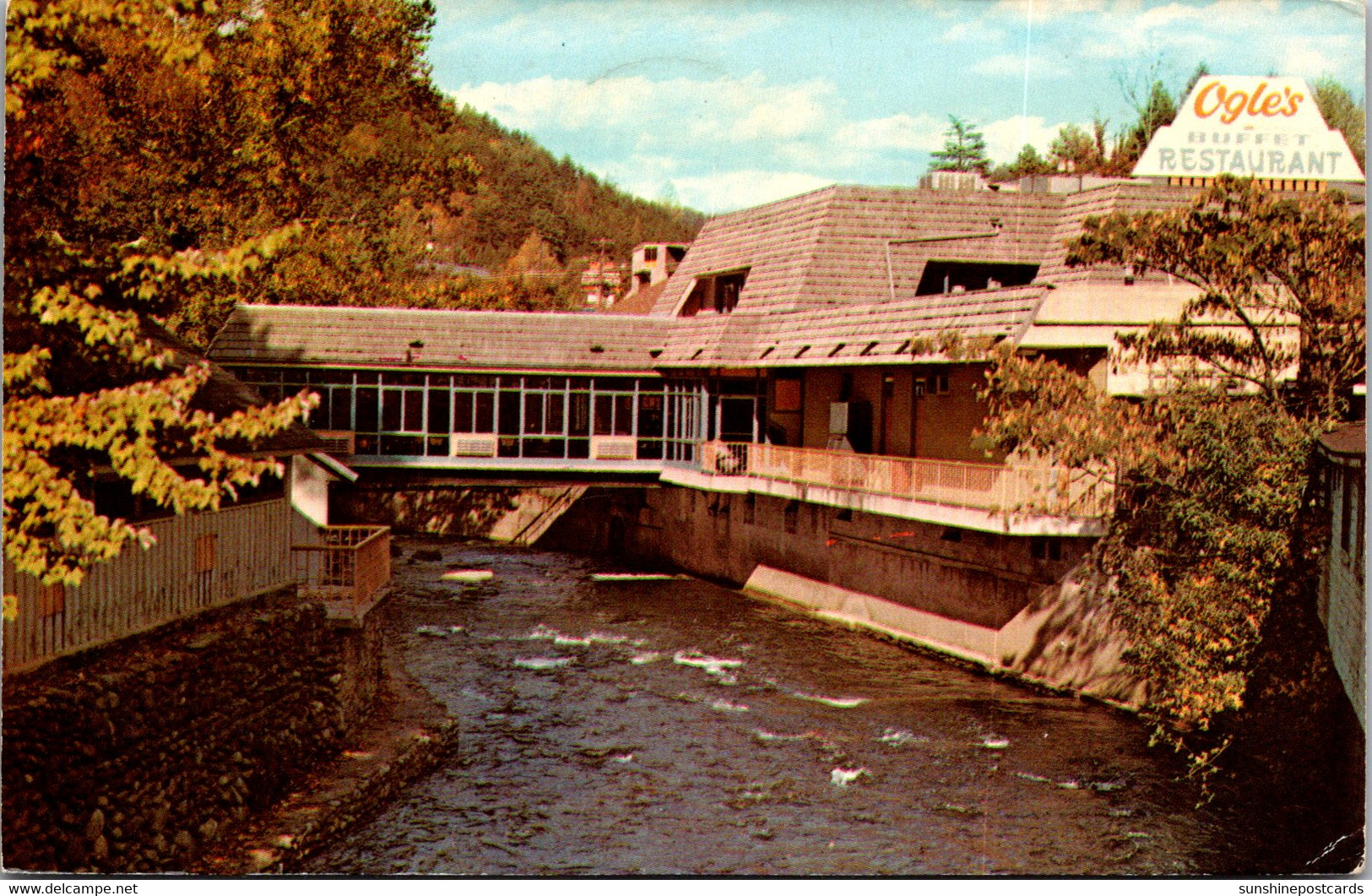 Tennessee Gatlinburg OOgle's Buffet Restaurant 1972 - Smokey Mountains