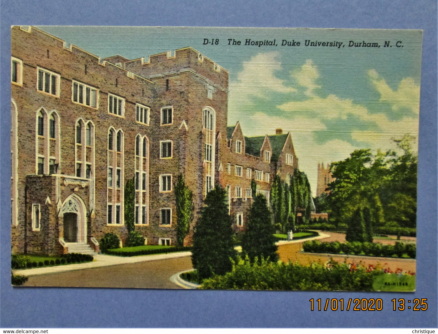 The Hospital,  Duke University,  Durham,  N. C.   1907-1915 - Durham