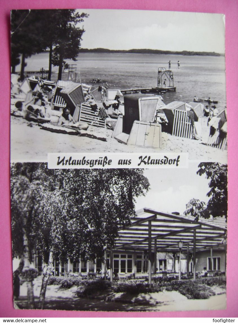 KLAUSDORF Bei Stralsund - Am Strand, Restaurant - 1970s Used - Strasburg