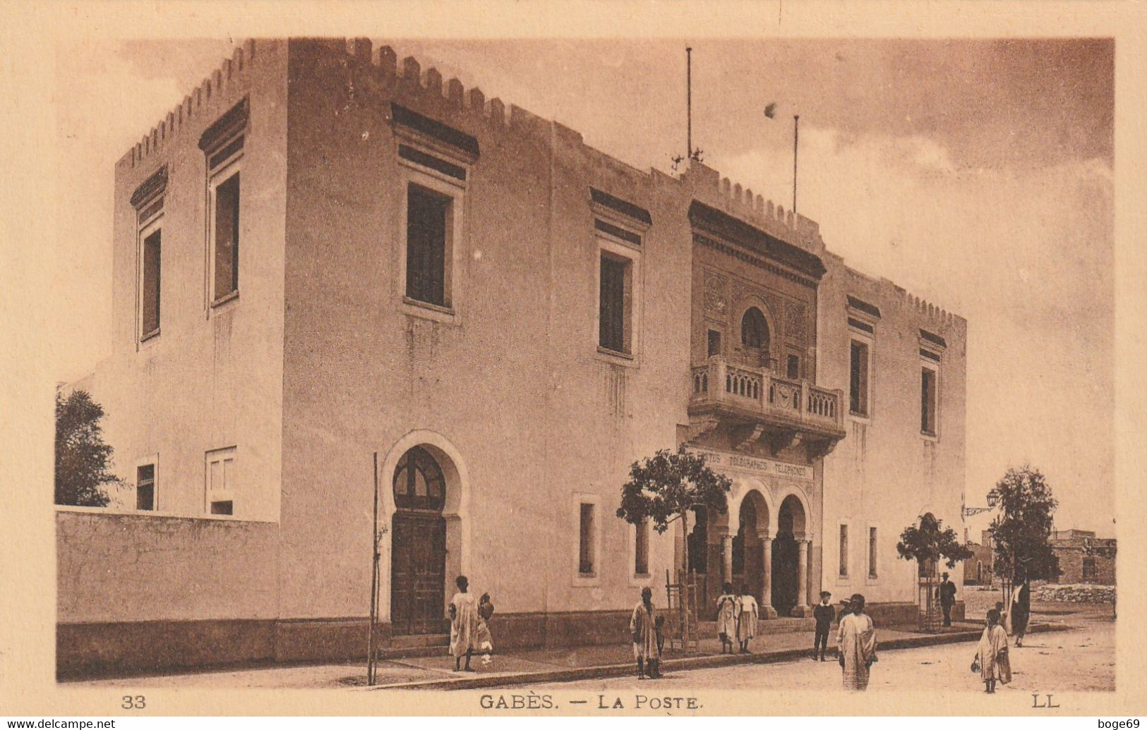 (VIR ) TUNISIE , GABES ,la Poste - Tunesien