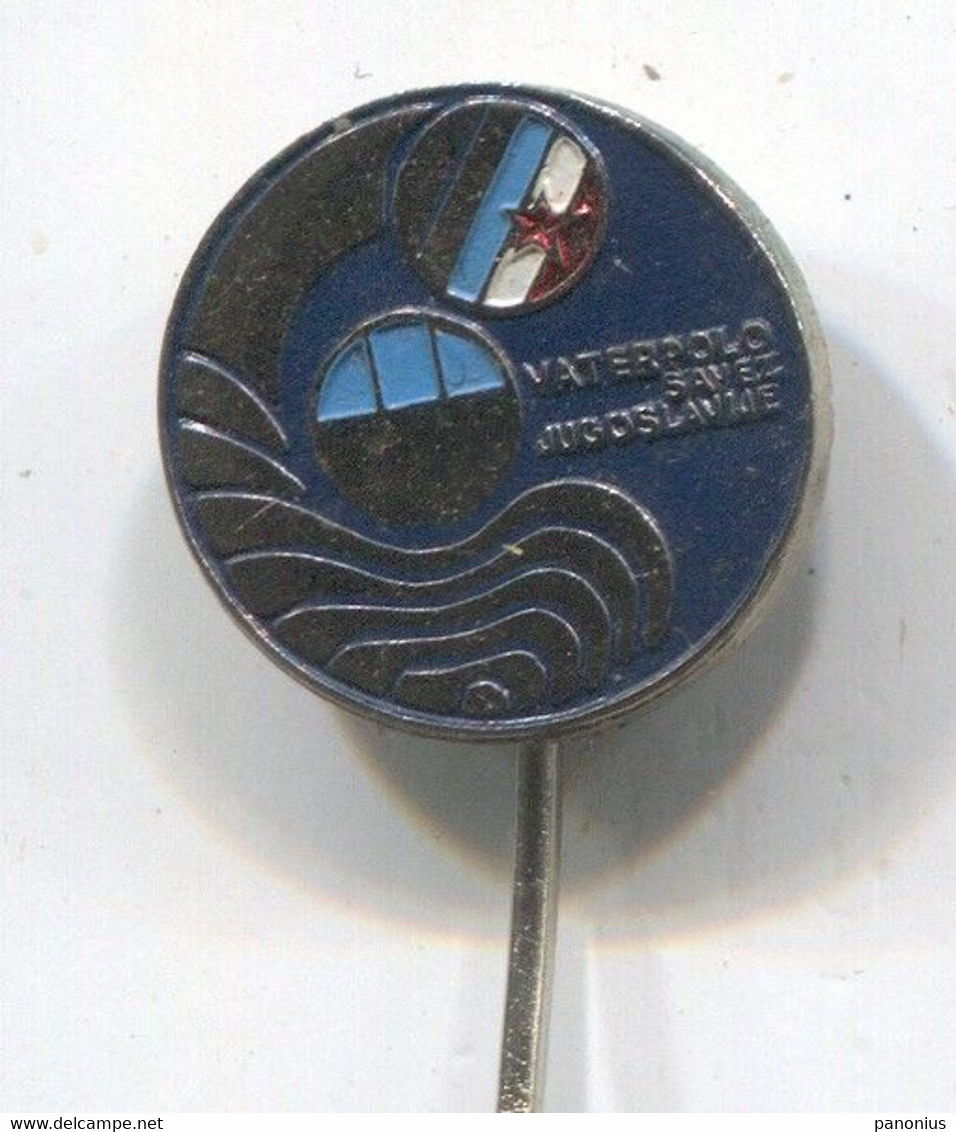 WATER POLO - YUGOSLAVIA ASSOCIATION, VINTAGE PIN BADGE, ABZEICHEN - Water Polo
