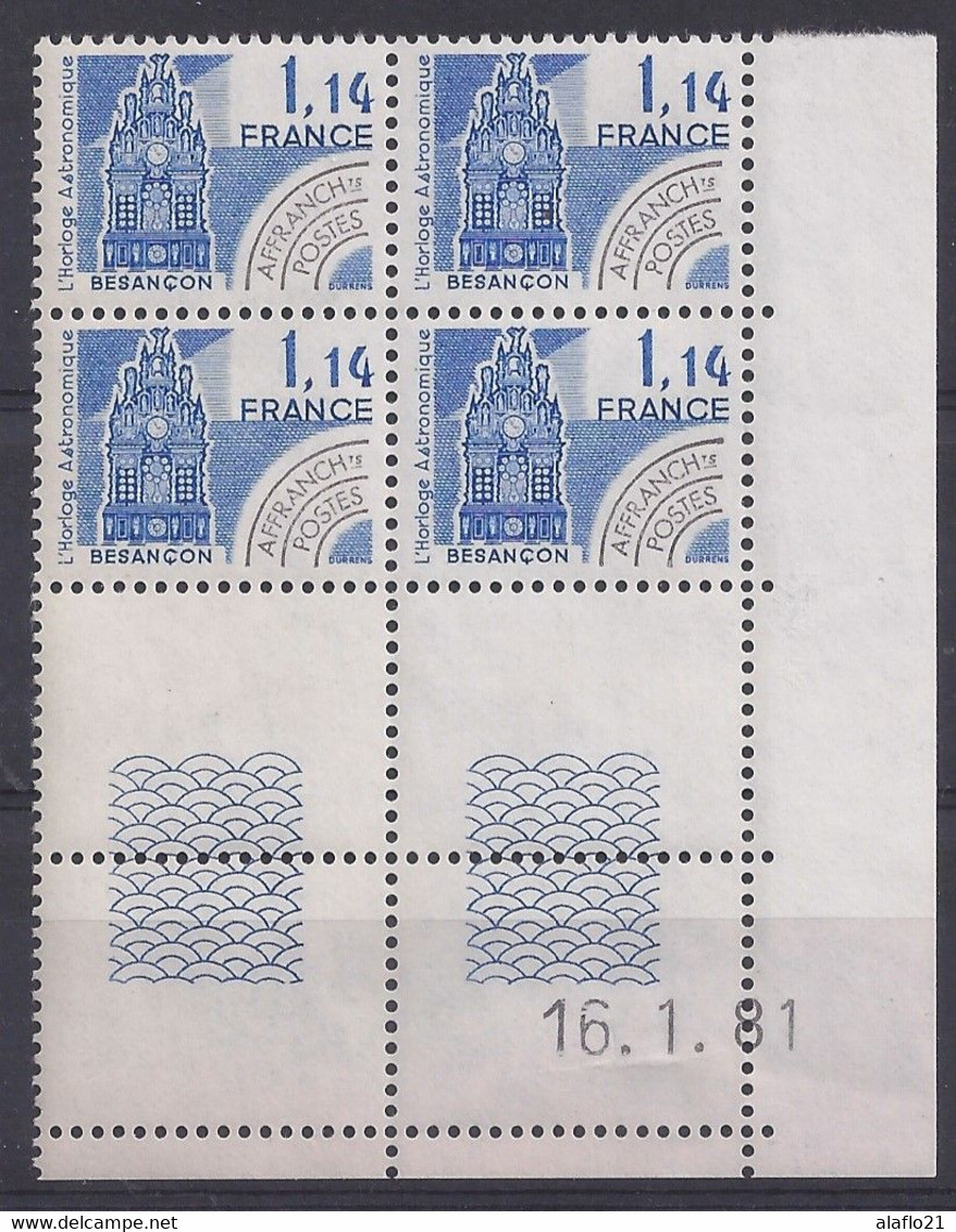 PREOBLITERE N° 171 - Bloc De 4 COIN DATE - NEUF SANS CHARNIERE - 16/1/81 - Precancels