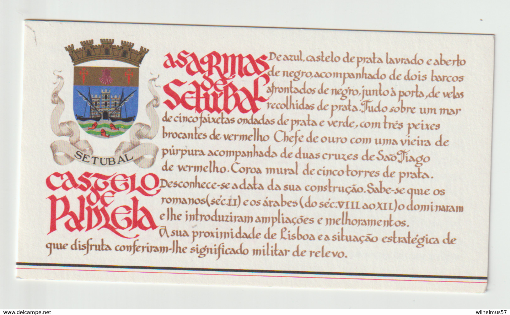 (W065) Booklet Arms/Castle Of Setubal MNH - Booklets