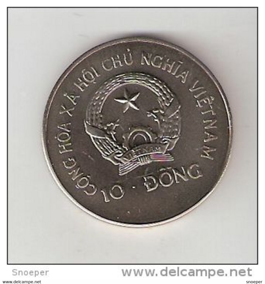 * North Vietnam  10  Dong  1990  Km 33   Unc !!! Catalog Val 40$ - Vietnam