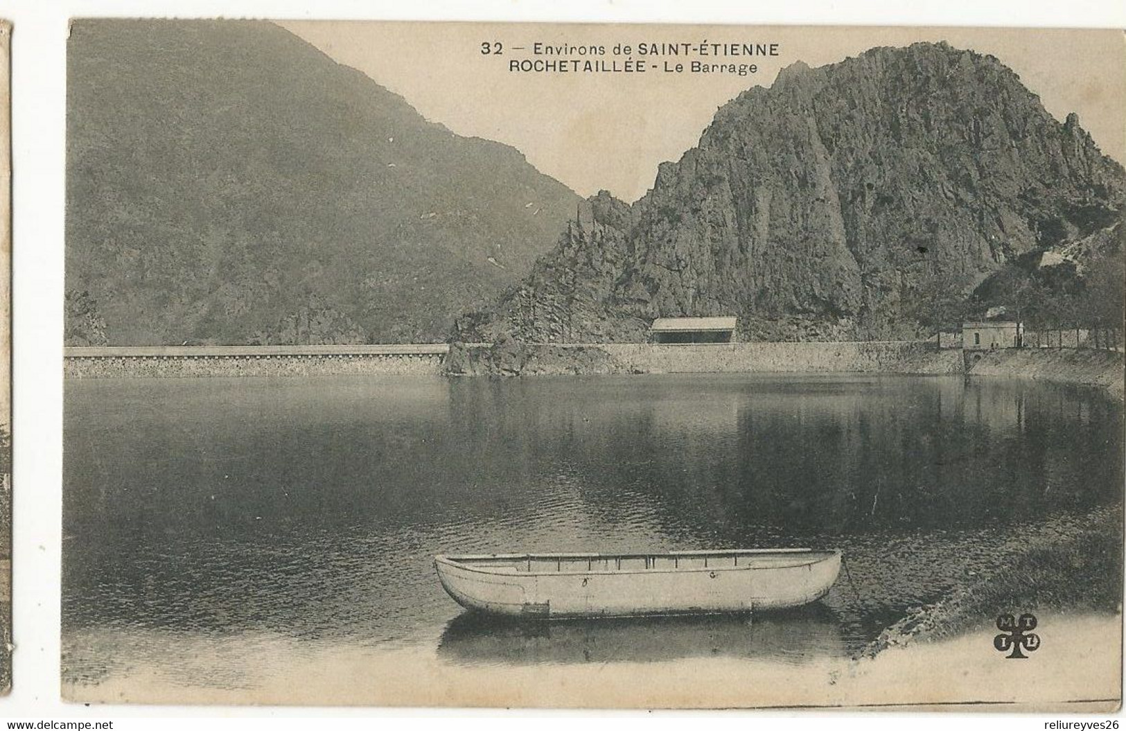 CPA , D.42 , N°32 , Environs De Saint Etienne , Rochetaillée - Le Barrage , Ed.  1904 - Rochetaillee