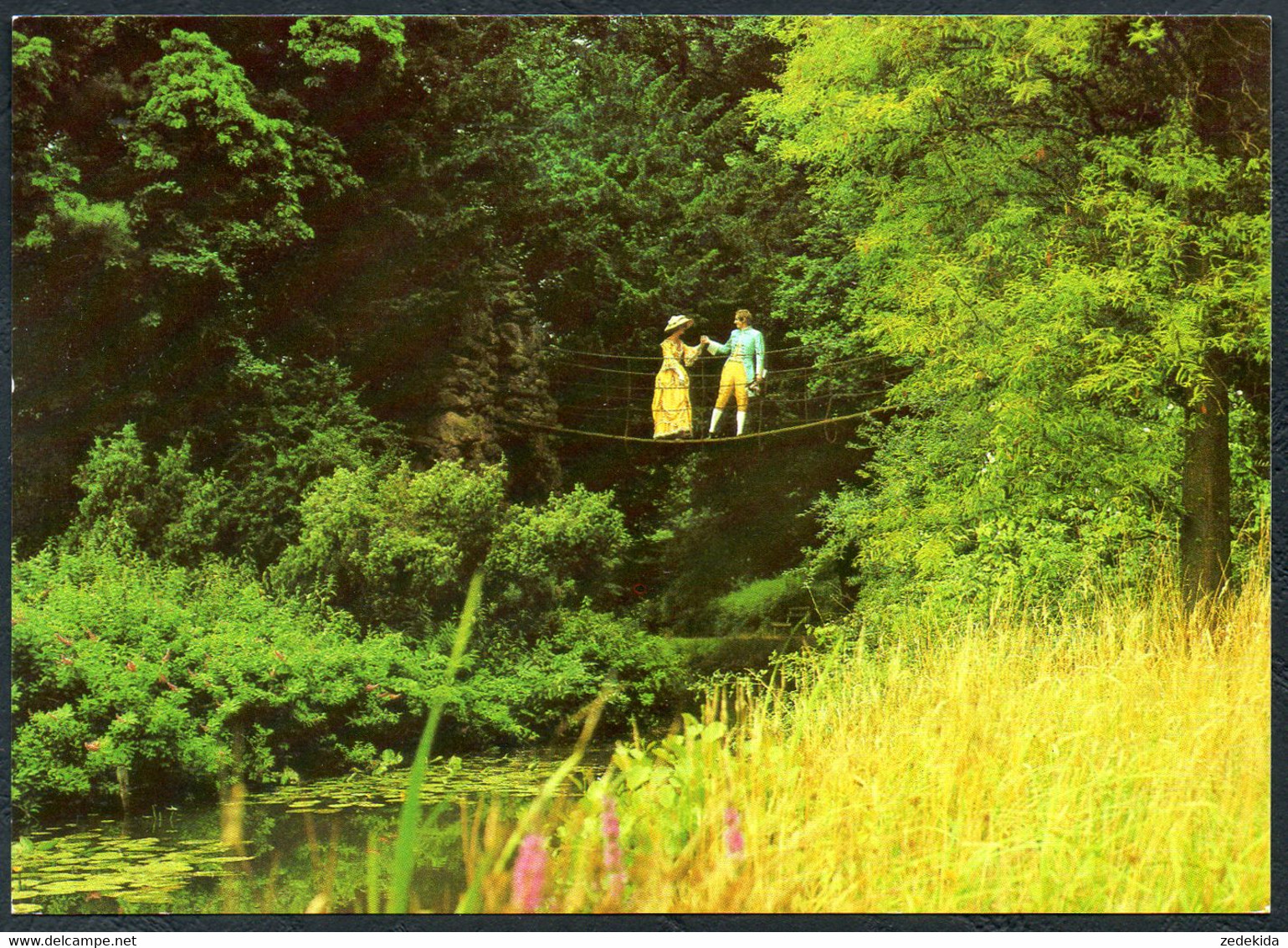 E3076 - TOP Wörlitz Oranienbaum Luisium Kettenbrücke Brücke - Bild Und Heimat Reichenbach - Wörlitz