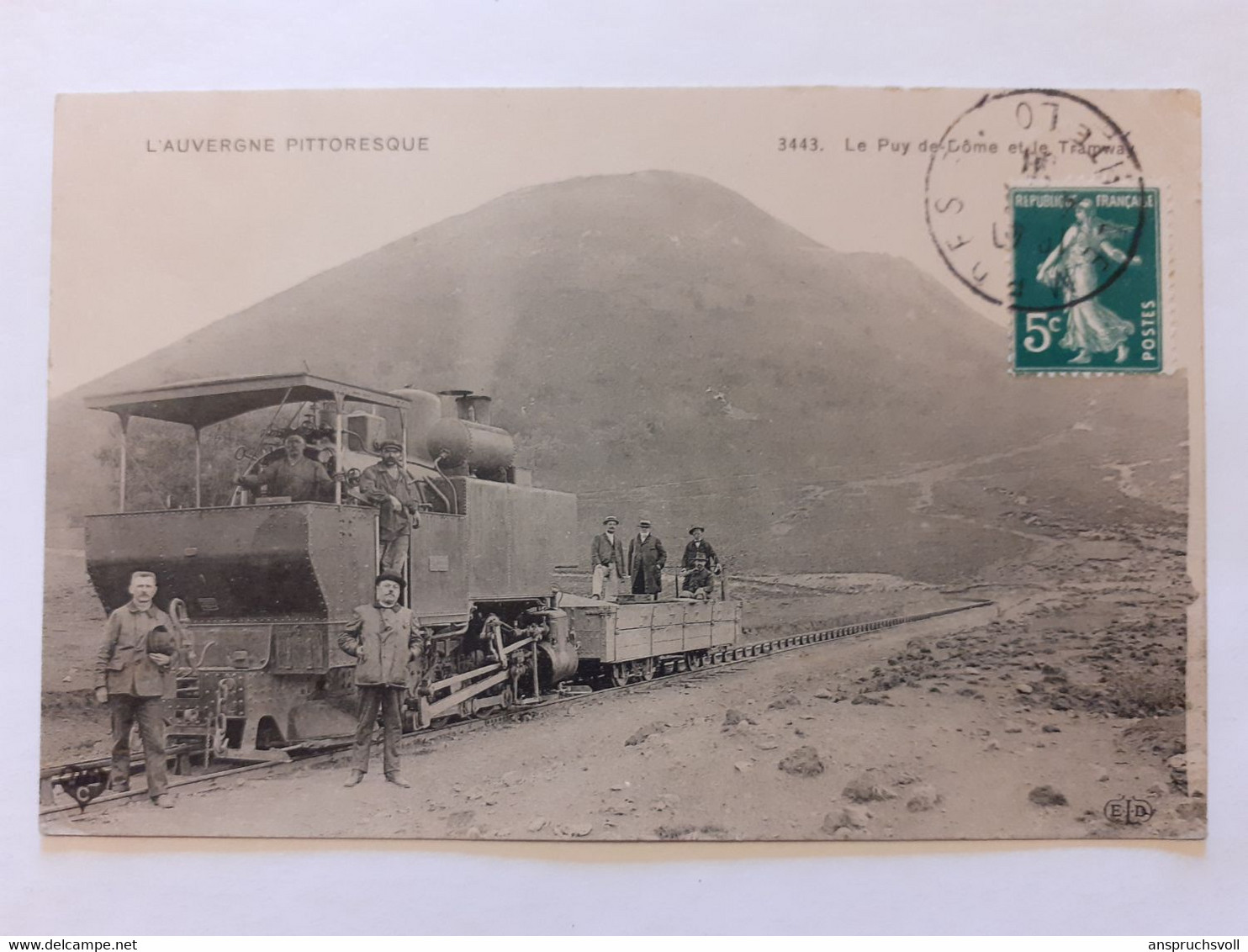 L'AUVERGNE PITTORESQUE - Le Puy De Dôme Et Le Tramway - Auvergne