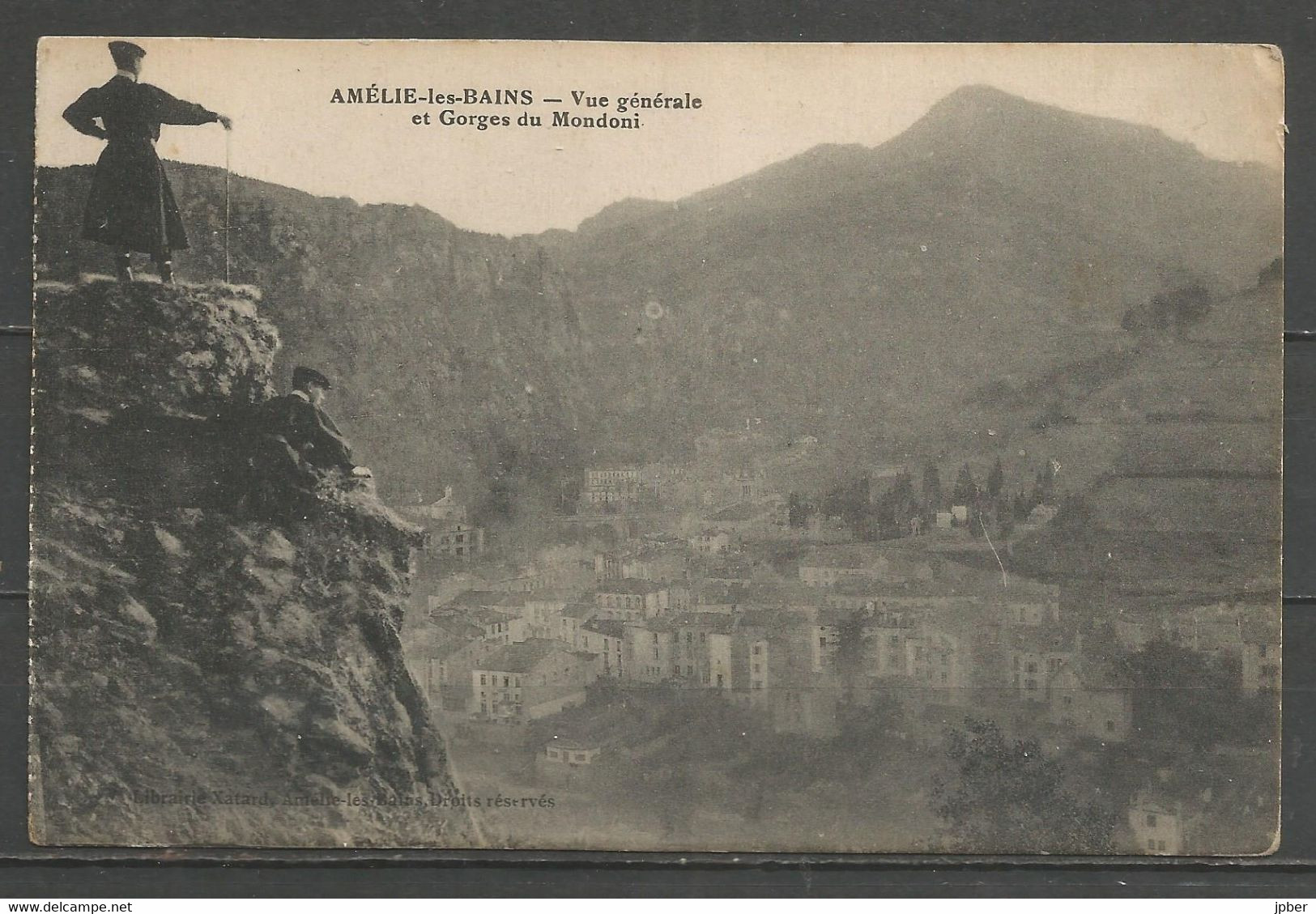 France - 1 CP De AMELIE-LES-BAINS - Panorama Et Gorges Du Mondoni - Other & Unclassified