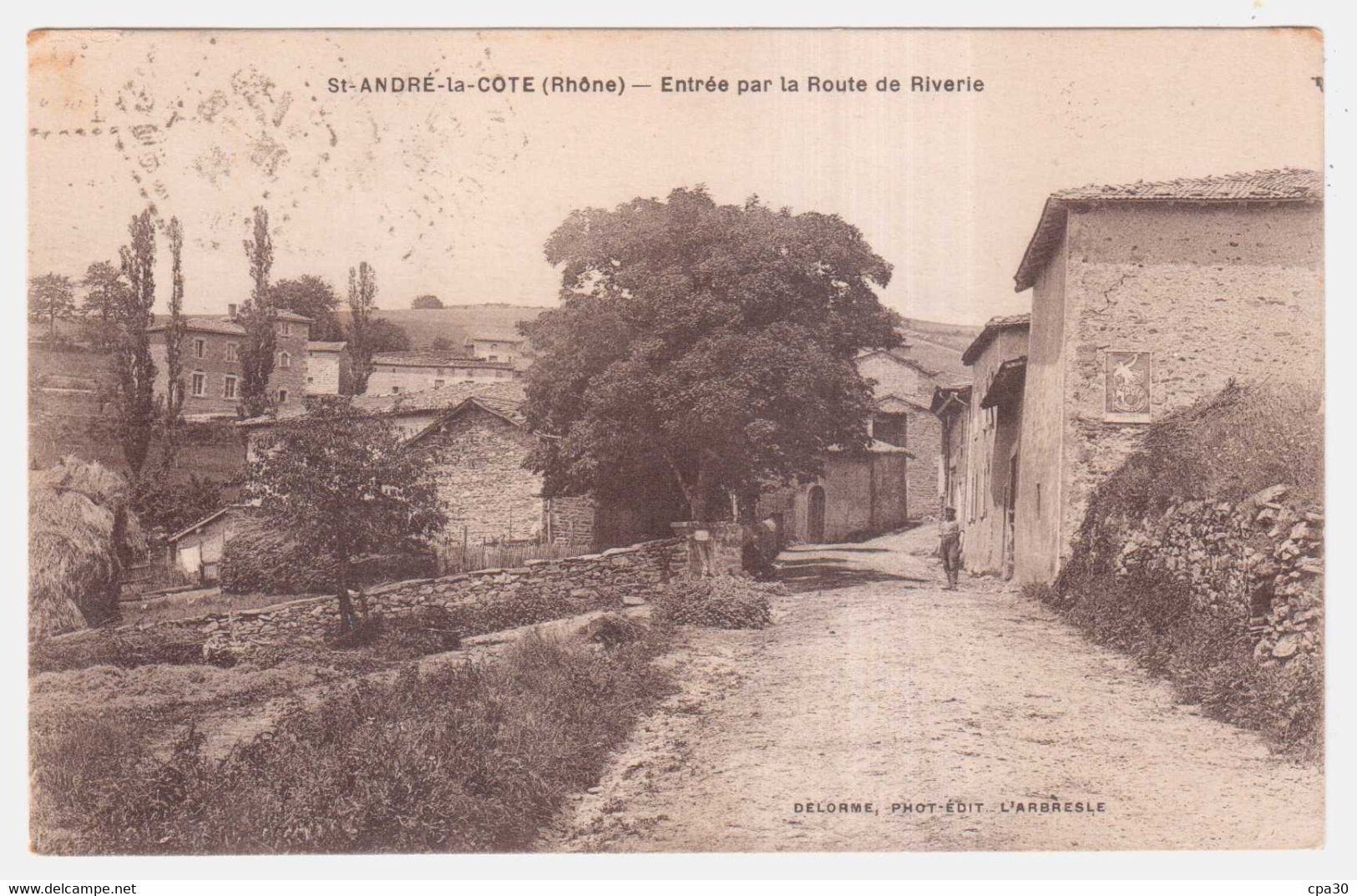 CPA RHONE.SAINT ANDRE LA COTE - Saint-André-la-Côte