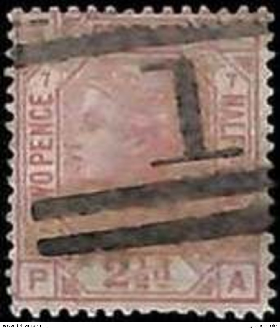 94890k  - GREAT BRITAIN - STAMP - SG #  141  Plate 7  - Very Fine USED - Unclassified