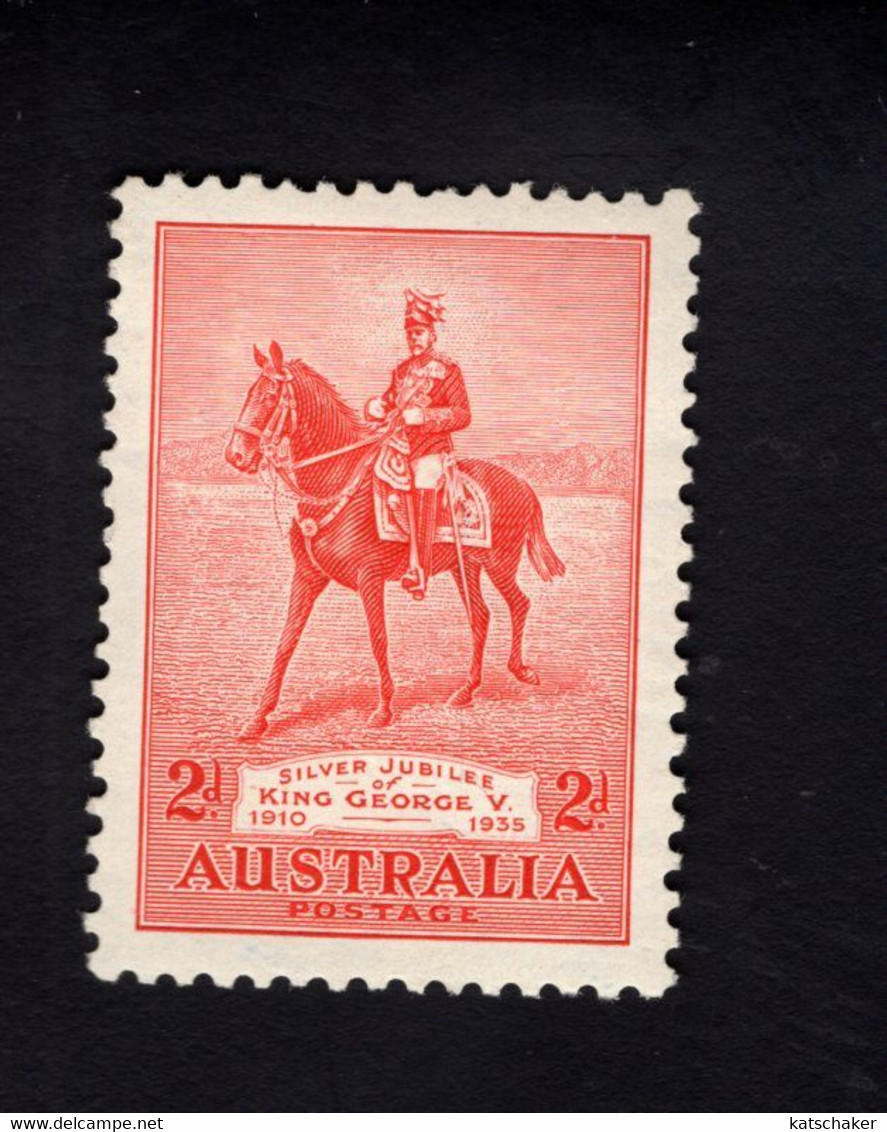 1120331737 1935 SCOTT 152 (XX)  POSTFRIS MINT NEVER HINGED POSTFRISCH EINWANDFREI - GEORGE V ON HIS CHARGER ANZAC - Autres & Non Classés