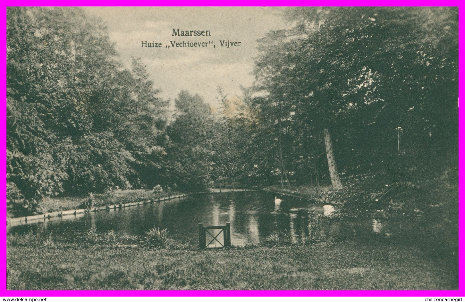 MAARSSEN - Huize " Vechtoever " Vijver - Uitgave J. GOETHEER - Maarssen