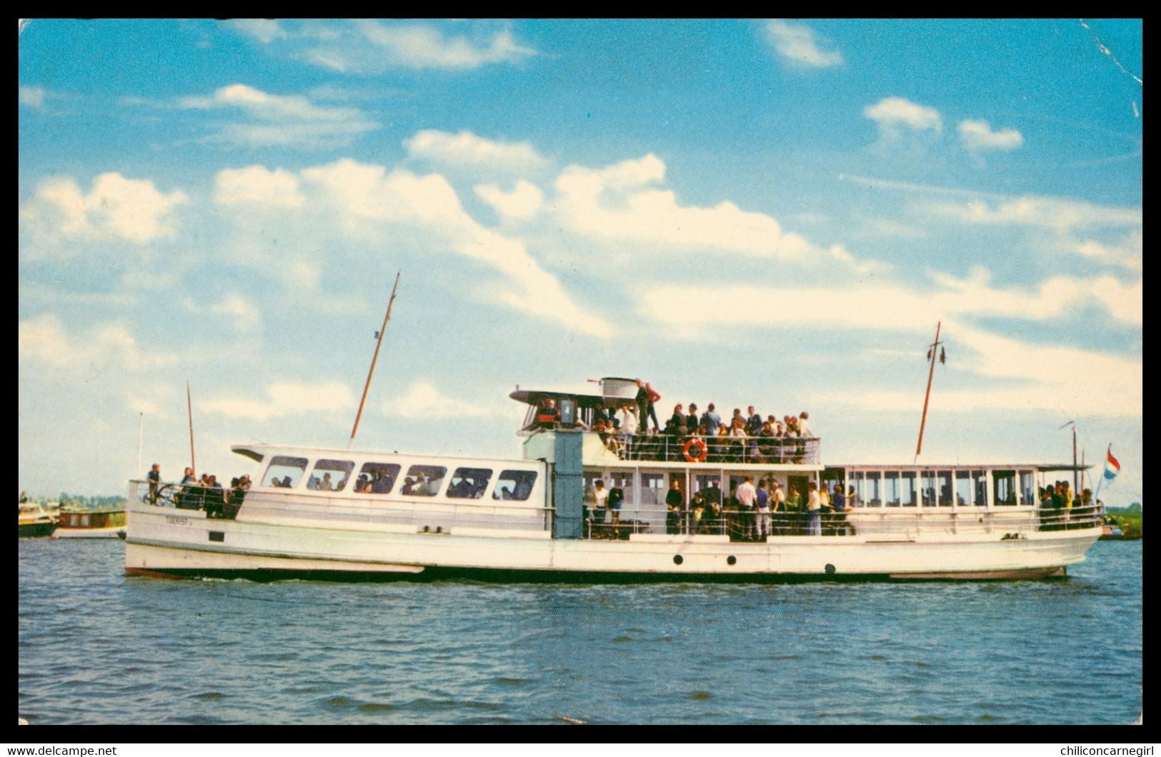 Cp Dentelée - SNEEK - TOERIST I - Watersportbedrijf Minne Van Der Werf & Zn - Edit. M. S. - Péniche De Sports Nautiques - Sneek