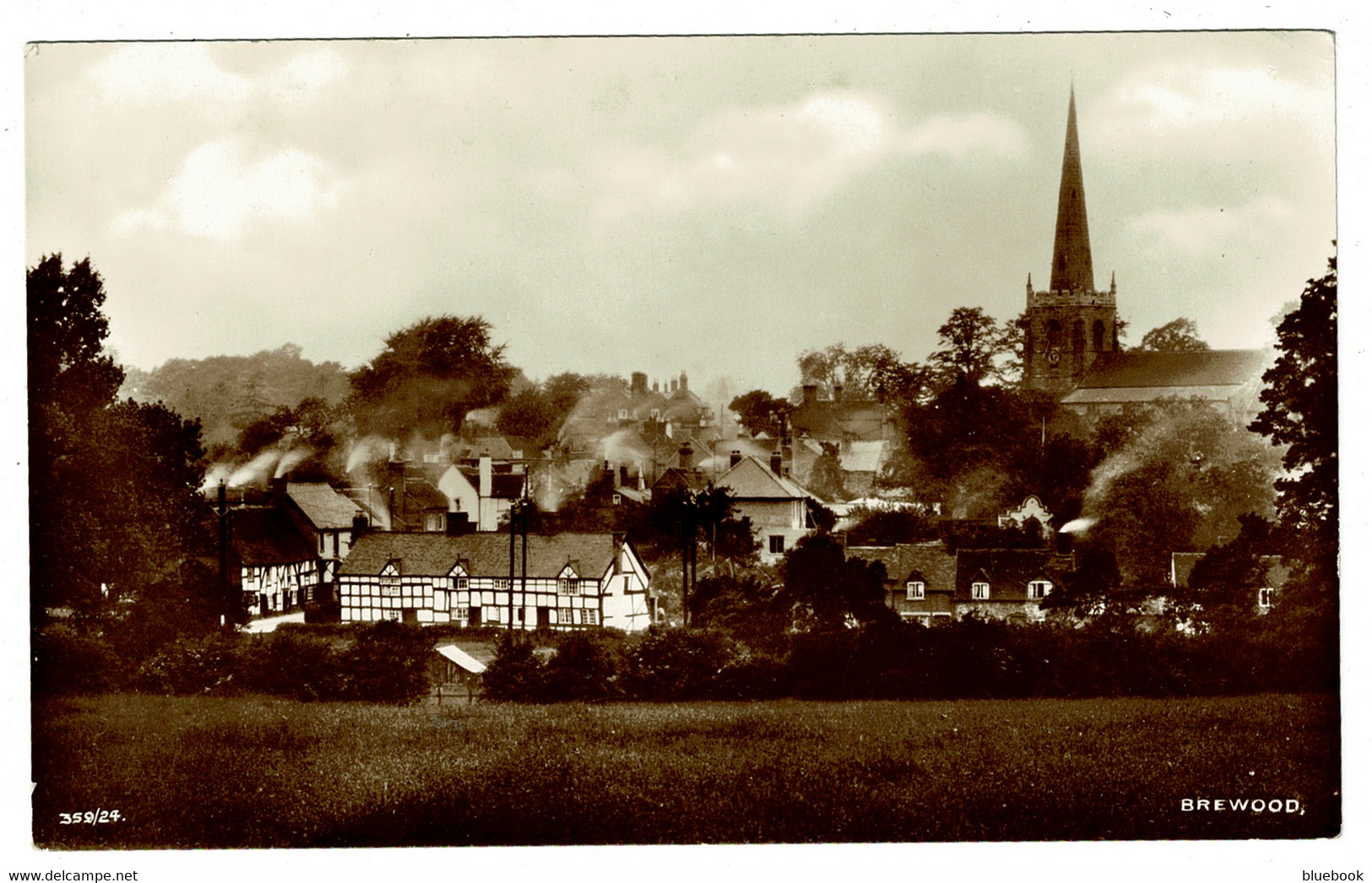 Ref 1417 - Early Real Photo Postcard - Brewood Staffordshire - Autres & Non Classés