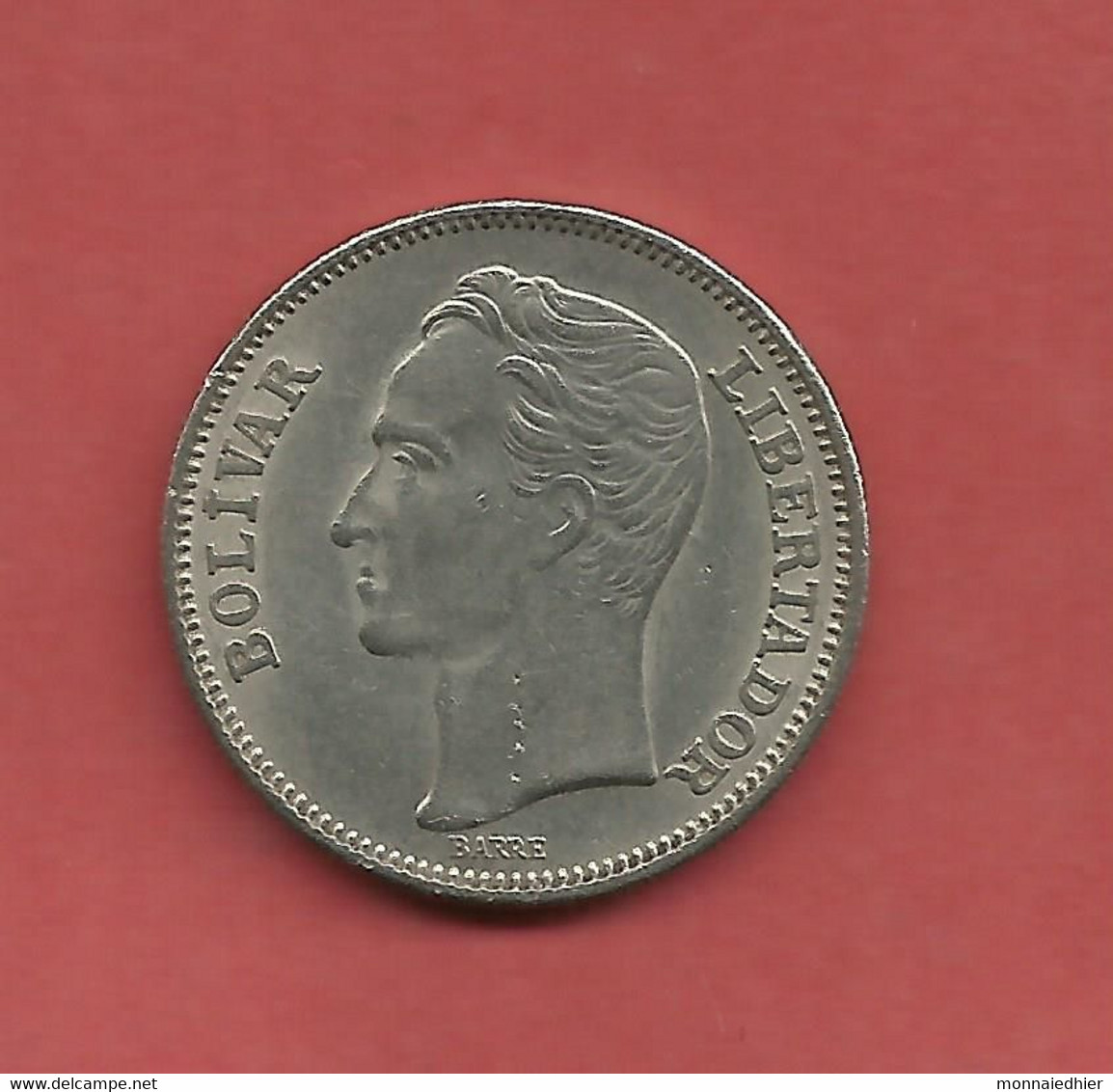 1 Bolivar , VENEZUELA , Nickel , 1967 , N° KM # 42 - Venezuela