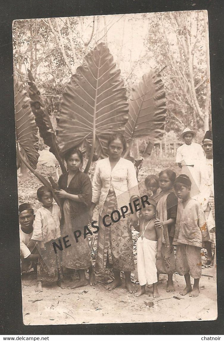 CP Photo   Femmes Et Enfants  Oblit  SAIGON Messageries Maritimes  1928 - Viêt-Nam