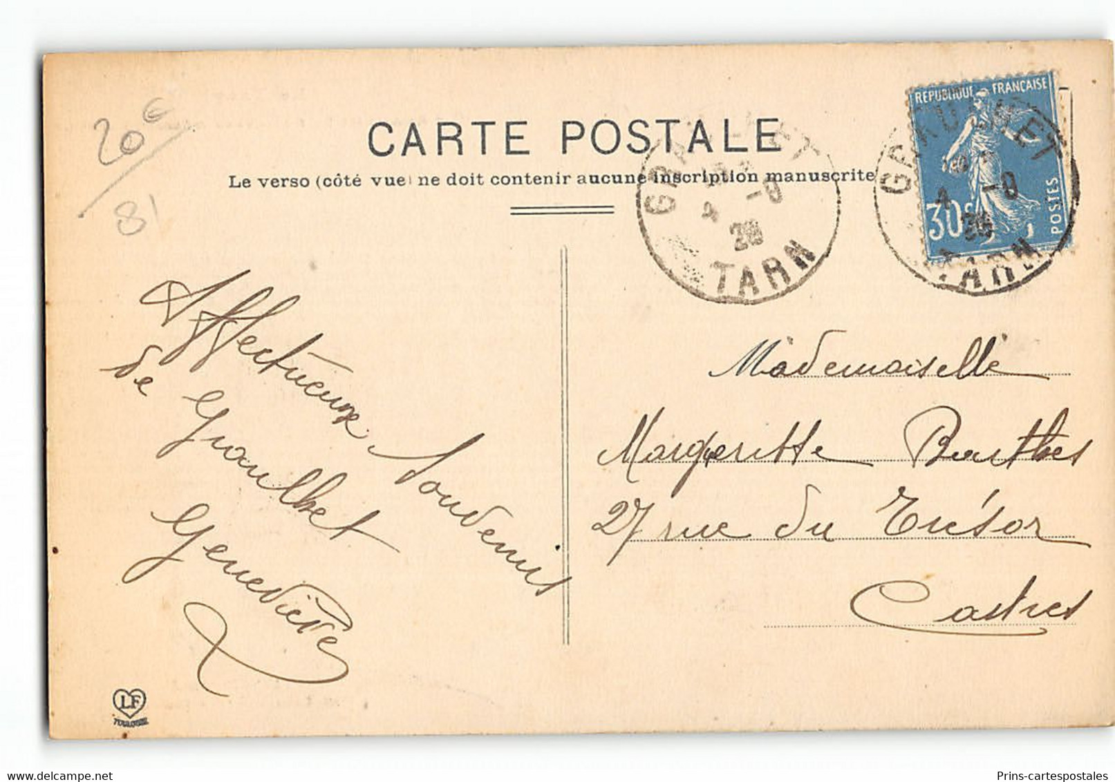 CPA 81 Graulhet - Boulevard D'Alsace-Lorraine - Le Tarn - Graulhet