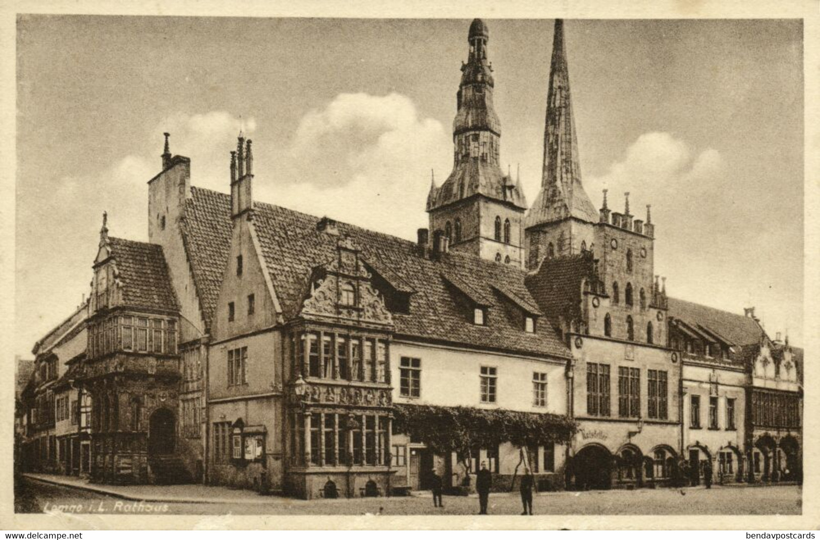 LEMGO I. L., Rathaus (1920s) AK - Lemgo