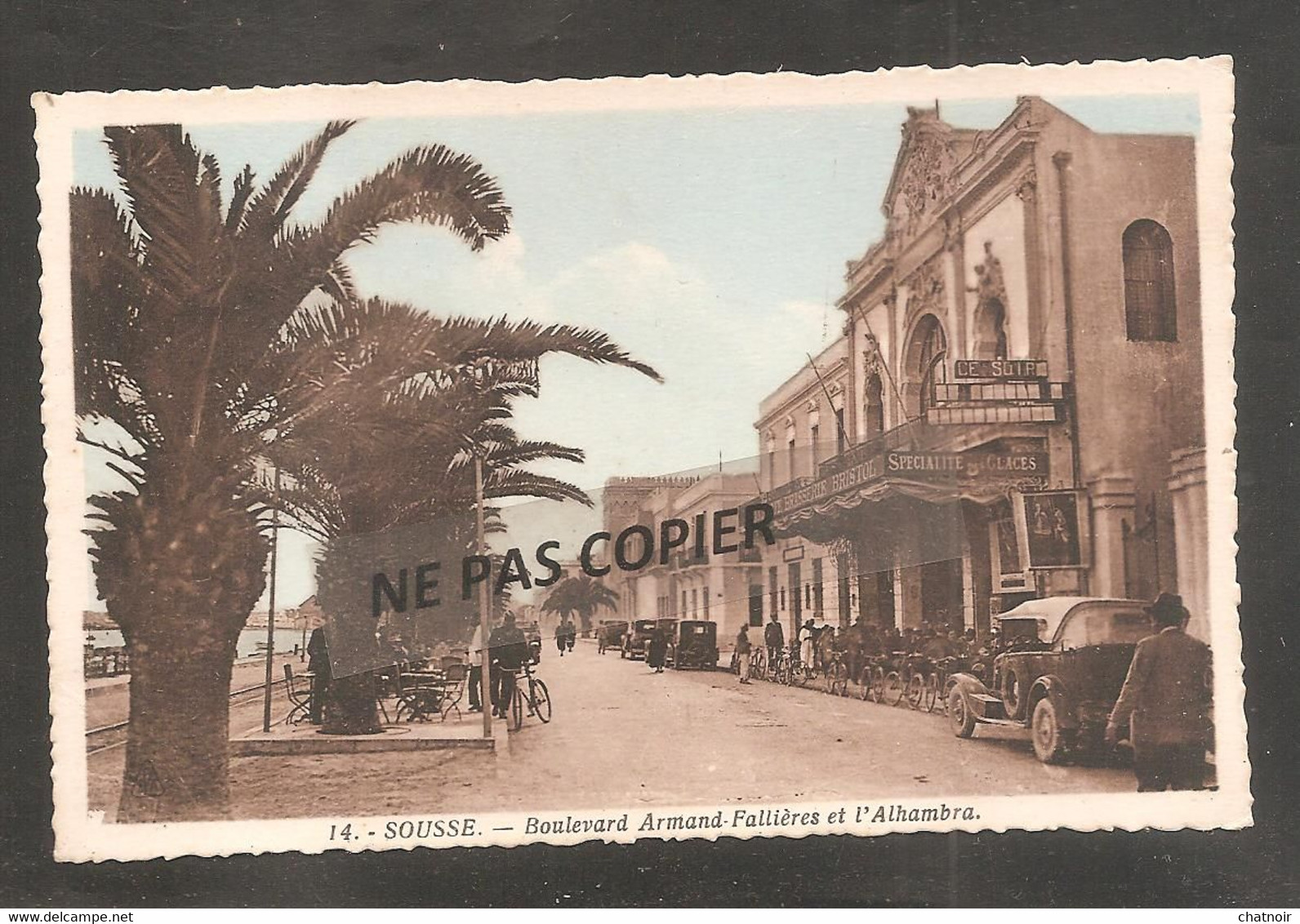 SOUSSE   Boulevard A  FALLIERES  Et L  Alhambra - Tunisie