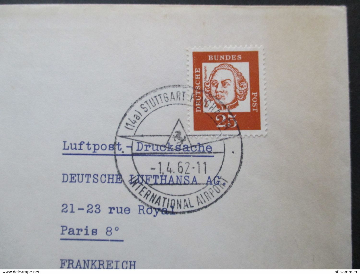 1902 - 1962 Belege / AK / GA kleiner Heimat Posten Stuttgart mit vielen verschiedenen Stücken / Stempeln ab ca.