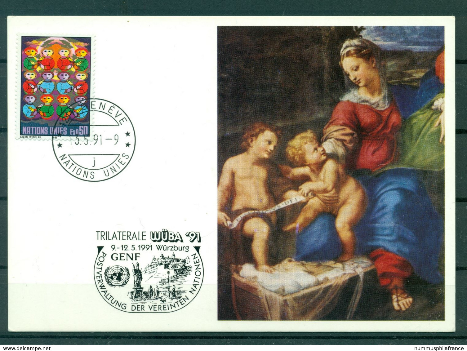 Nations Unies Genève 1988 - Y & T N.162 - Série Courante - Cartes-maximum