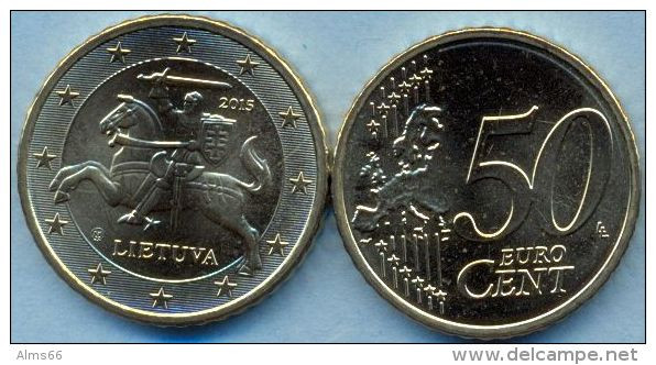 EuroCoins < Lithuania > 50 Cent 2015 UNC - Lituanie