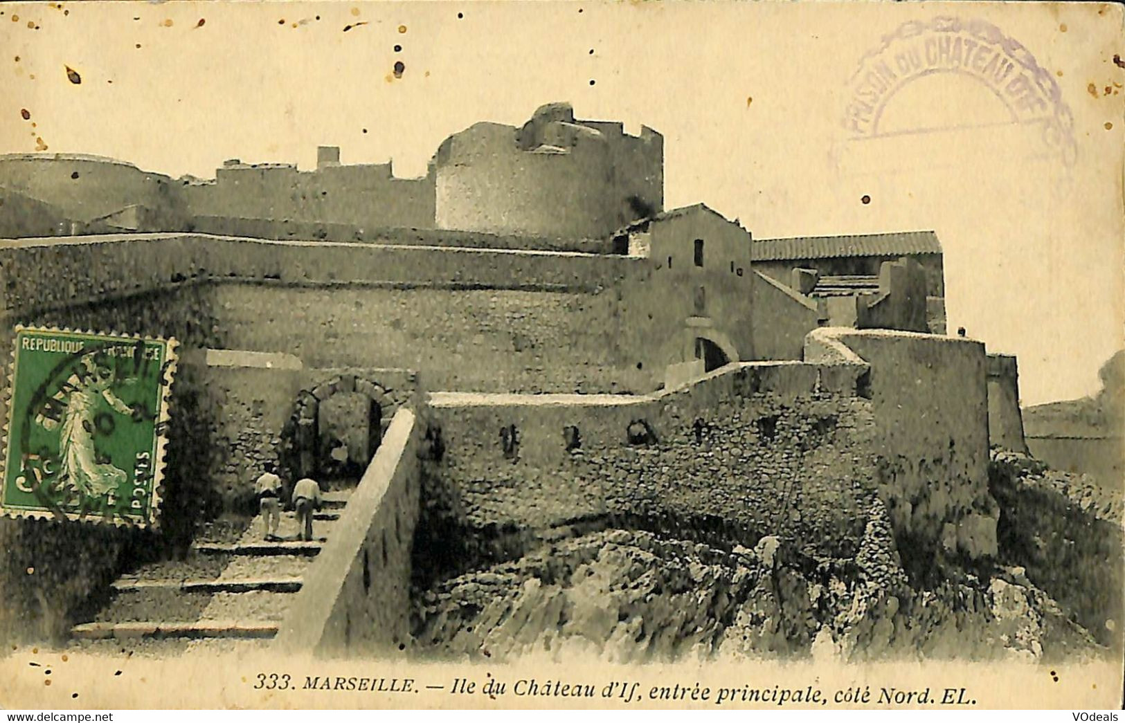 032 805 - CPA - France (13)  Bouches-du-Rhône - Marseille - Ile Du Château D'If - Château D'If, Frioul, Iles ...
