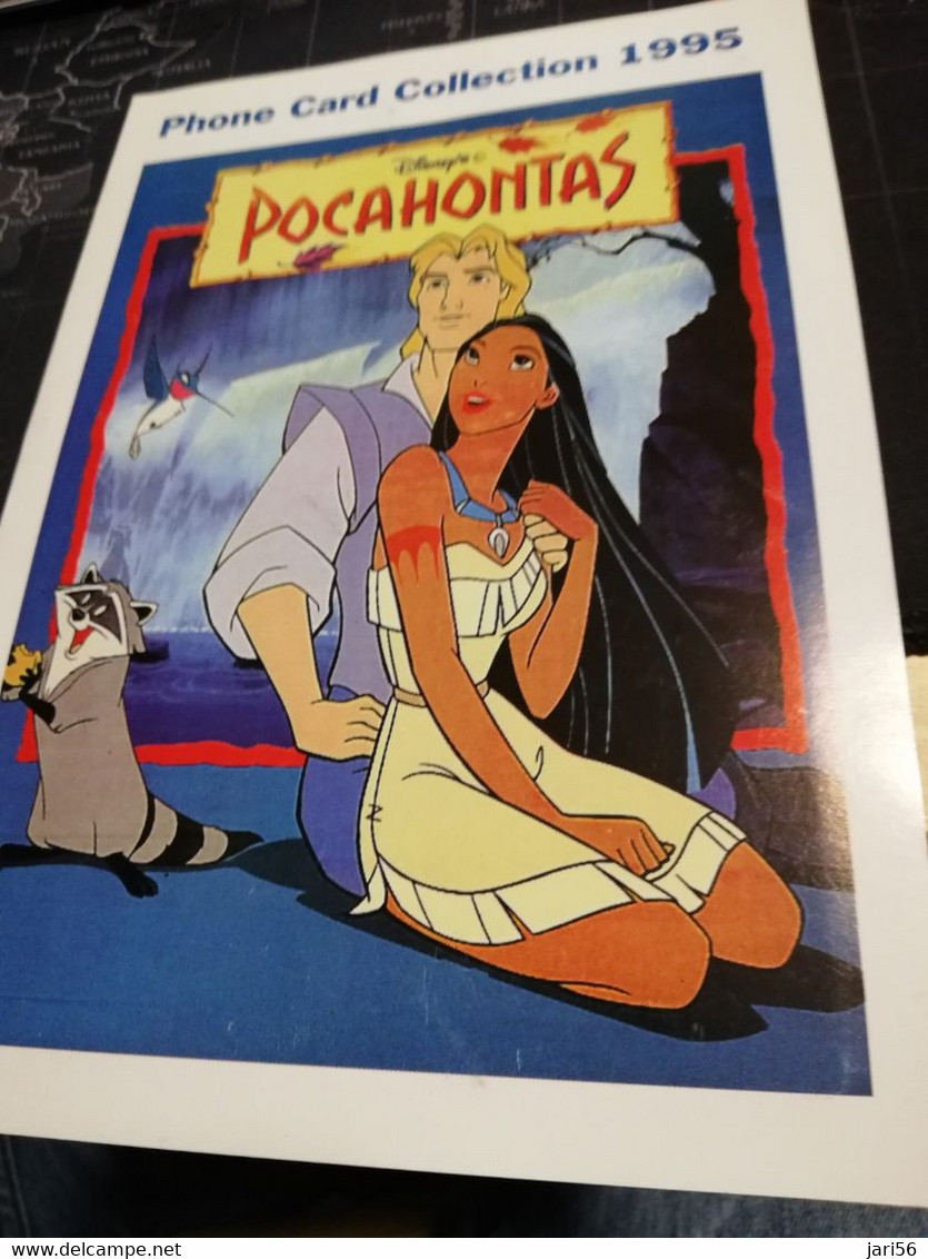 UNITED STATES USA  POCAHONTAS DISNEY PHONE CARD COLLECTION 4 CARDS    MINT CARD  ONLY 25OO SETS    PREPAID  **3669** - Verzamelingen