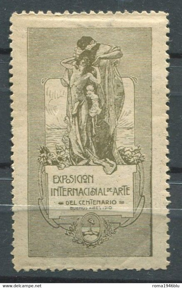 BUENOS AIRES 1910 EXPOSICION INTERNACIONAL DE ARTE DEL CENTENARIO - Erinnophilie