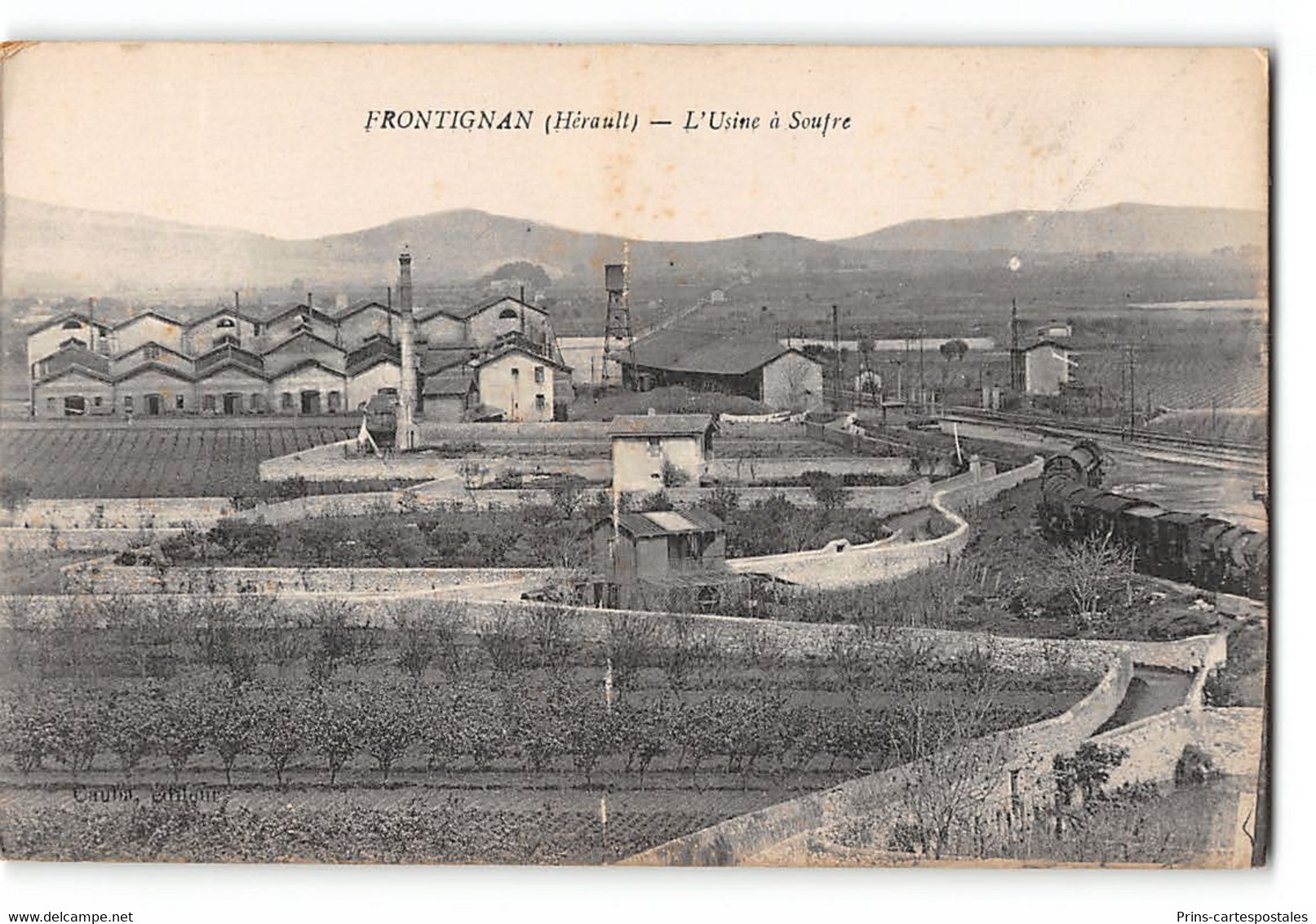 CPA 34 Frontignan - L'usine à Soufre - Frontignan