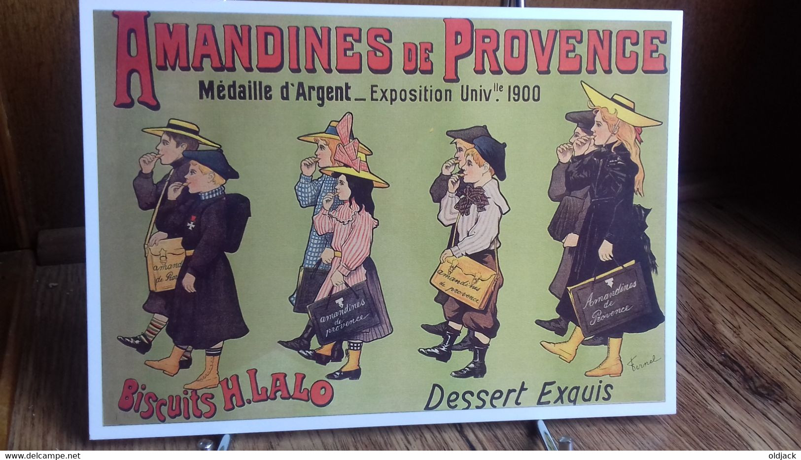 PUB . Amandes De Provence Biscuits H.LALO.(S45-20) - Advertising