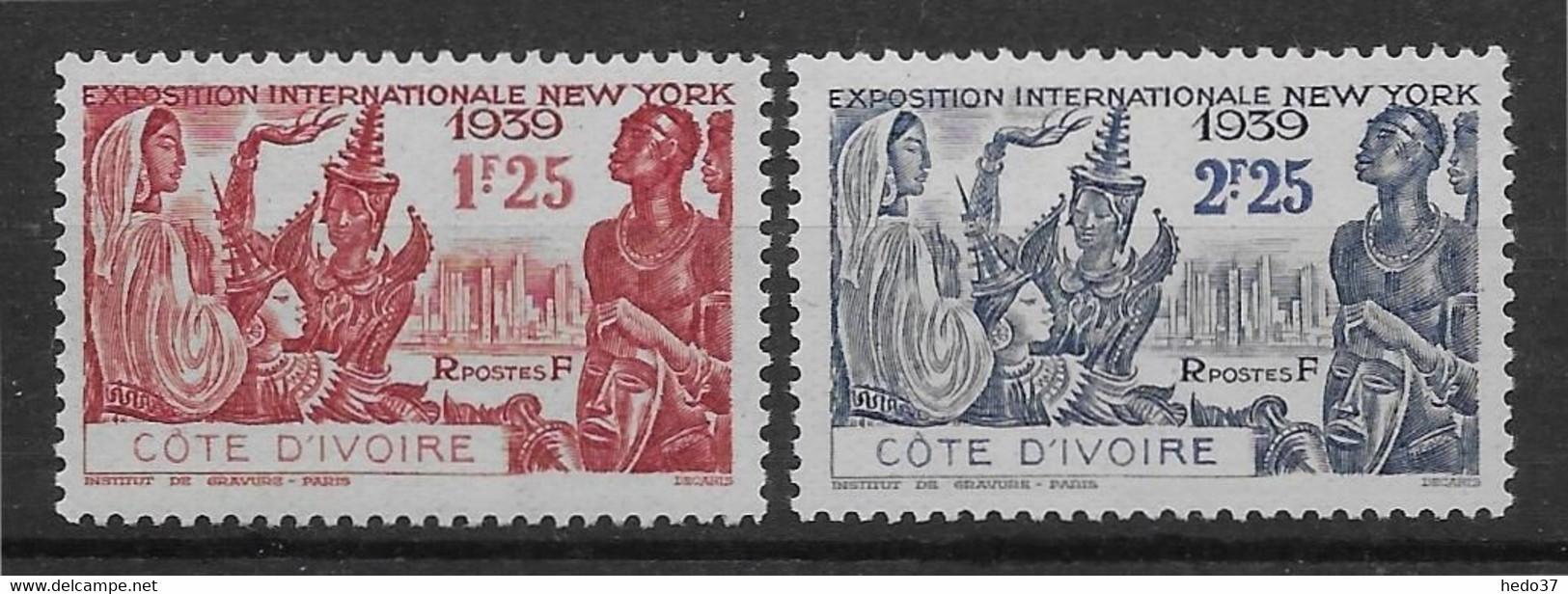 Côte D'Ivoire N°144/145  - Neufs ** Sans Charnière - TB - Neufs