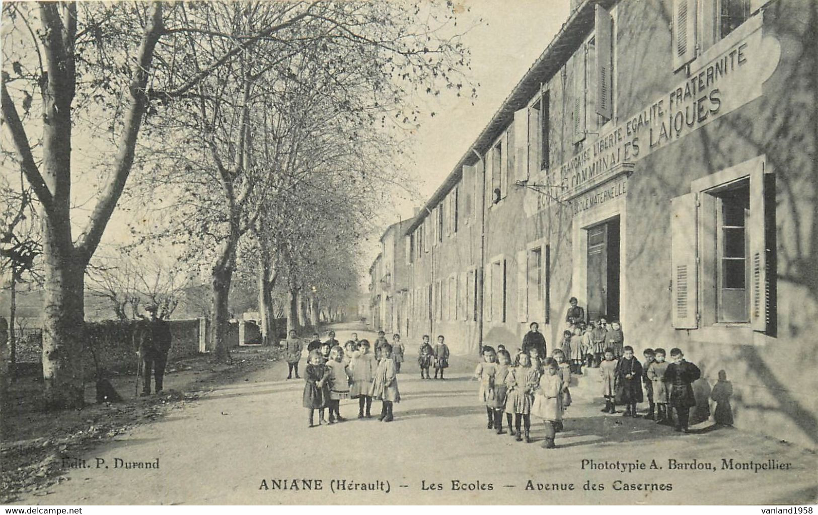 ANIAME-les écoles Avenue Des Casernes - Aniane