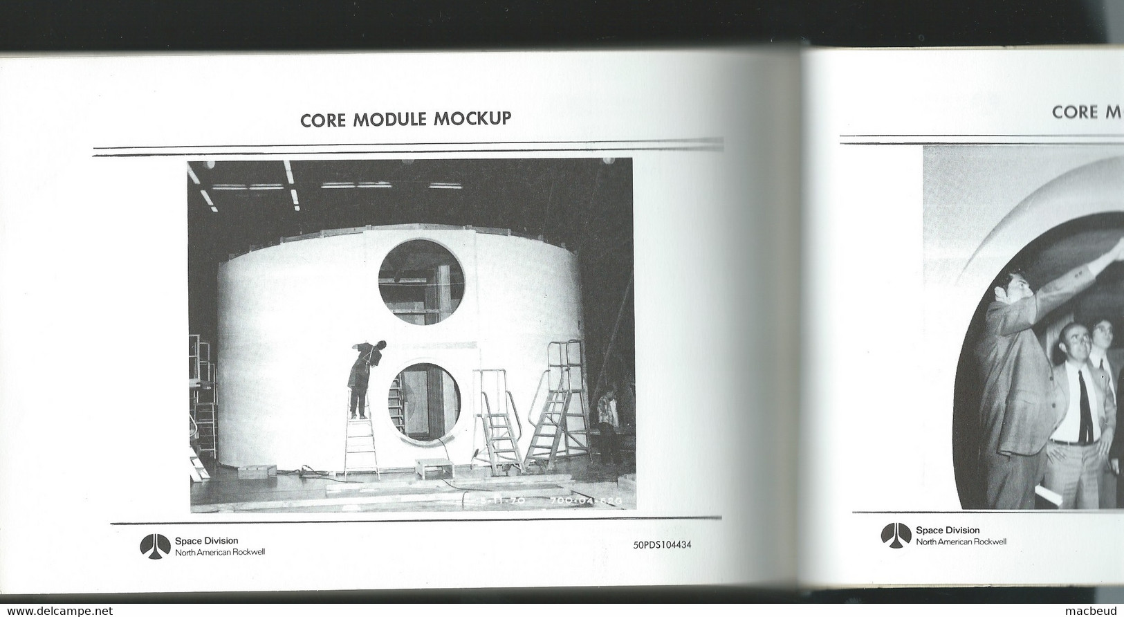 Juin 1970 - Projet De Construction De La Station De L'espace Par Space Divison North America Rockwel , 156 Pages  FAU 92 - Ingeniería