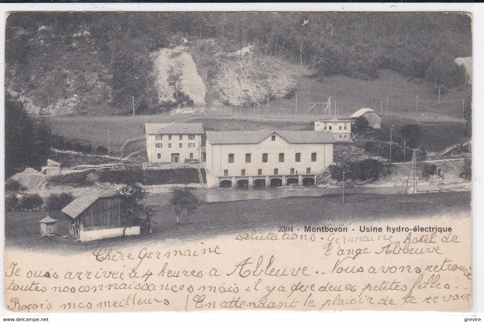 Montbovon, Usine électrique - Montbovon