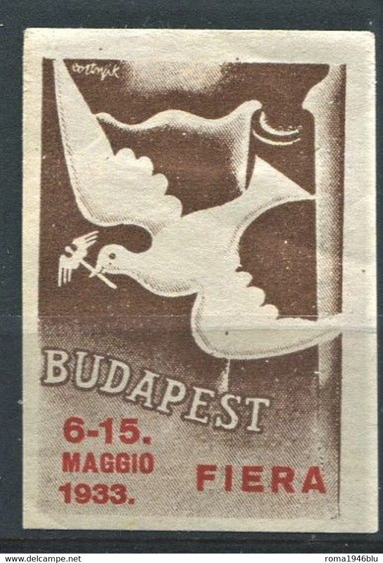 BUDAPEST 1934 FIERA - Erinofilia