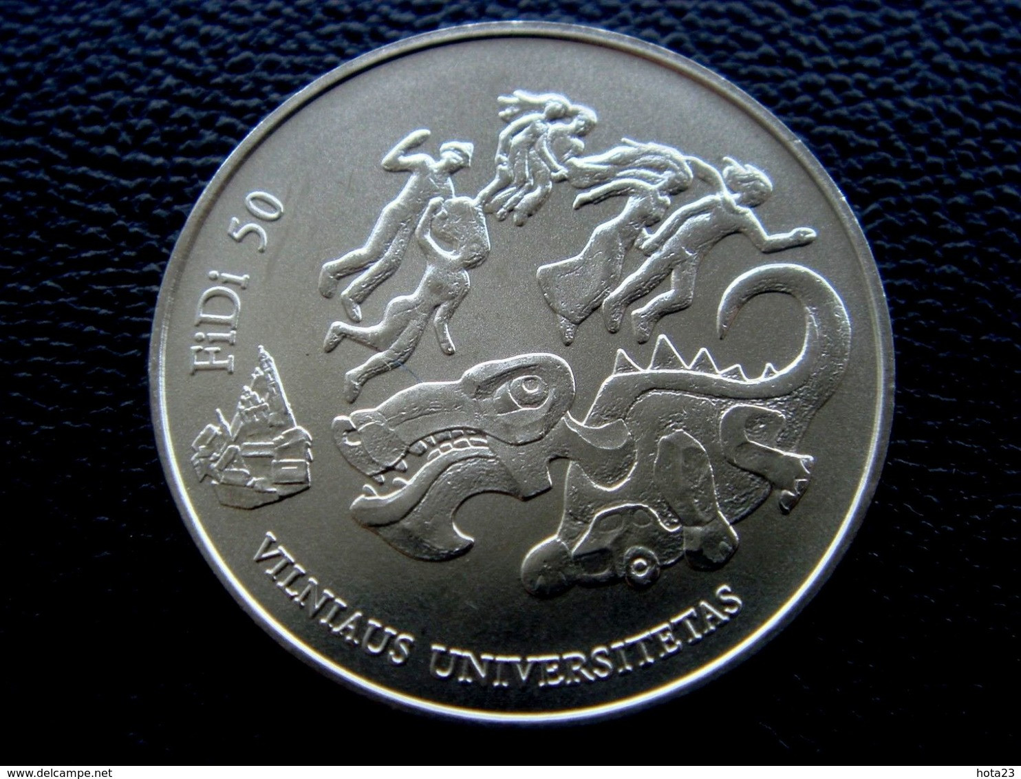 2018 Lithuania Litauen Dinosaur Coin 1,50 Eiro /euro Universitet Vilnius UNC - Lithuania