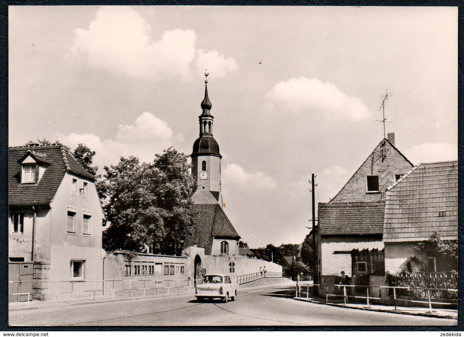 B4055 - Zeithain Kr. Riesa - Auto PKW  Trabant Kennzeichen TOP - Zeithain