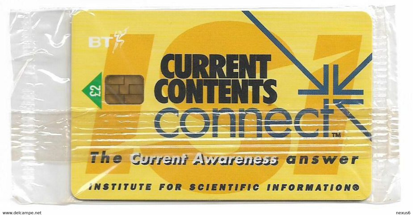 UK - BT (Chip) - PRO336 - BCP-087 - Current Contents Connect, 2£, 2.700ex, NSB - BT Promociónales